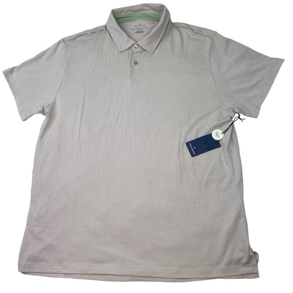 Daniel Hechter Paris Men's Short Sleeve Pima Cotton Polo Shirt Size XXL Tan NWT - Picture 1 of 16